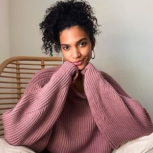 Free People Emmy Mock Neck